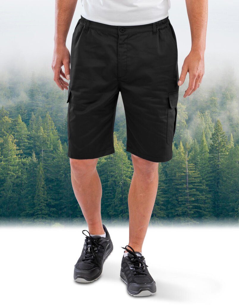 Short de travail Result Recycled Recycled Utility Shorts noir