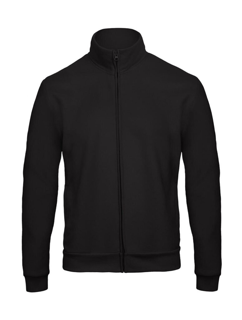 Sweat zippé B&C ID.206 50 Full Zip noir