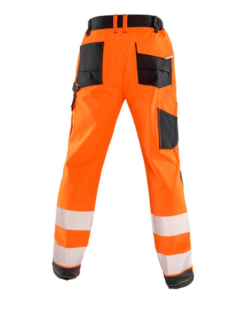 Pantalon Result Recycled Stretch Safety Trouser orange fluo