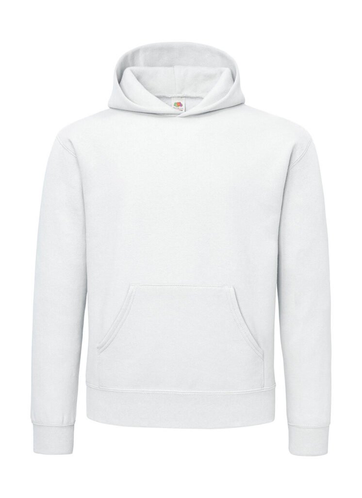 Sweat à capuche Fruit of the Loom Supercotton™ blanc