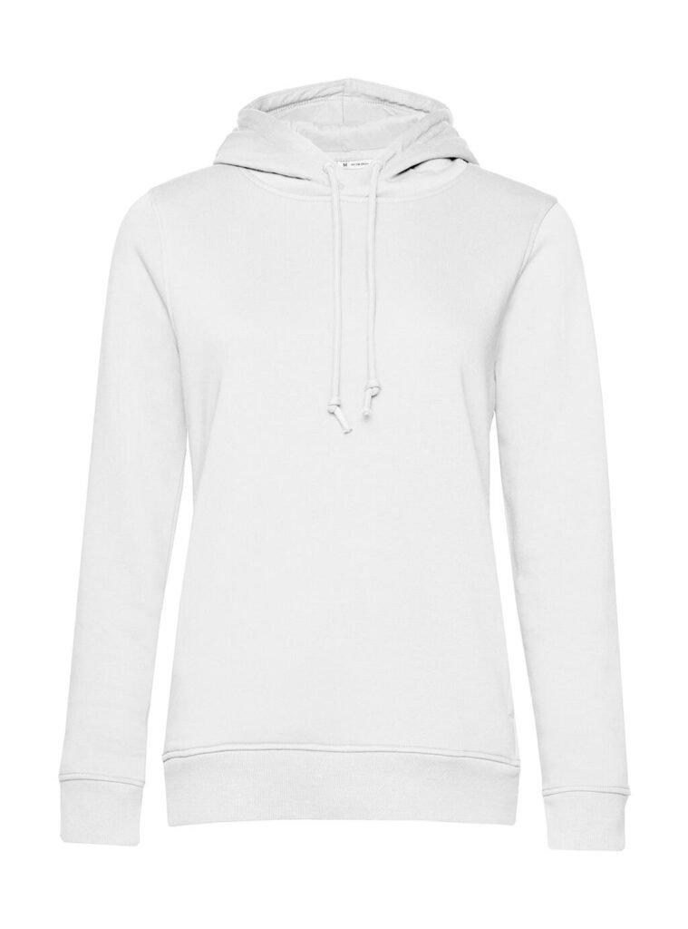 Sweat à capuche B&C Inspire blanc