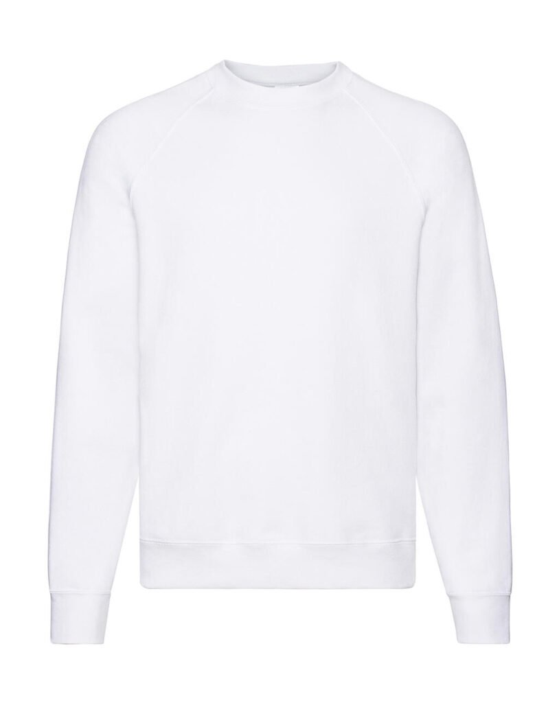 Sweat Fruit of the Loom Classic Raglan blanc