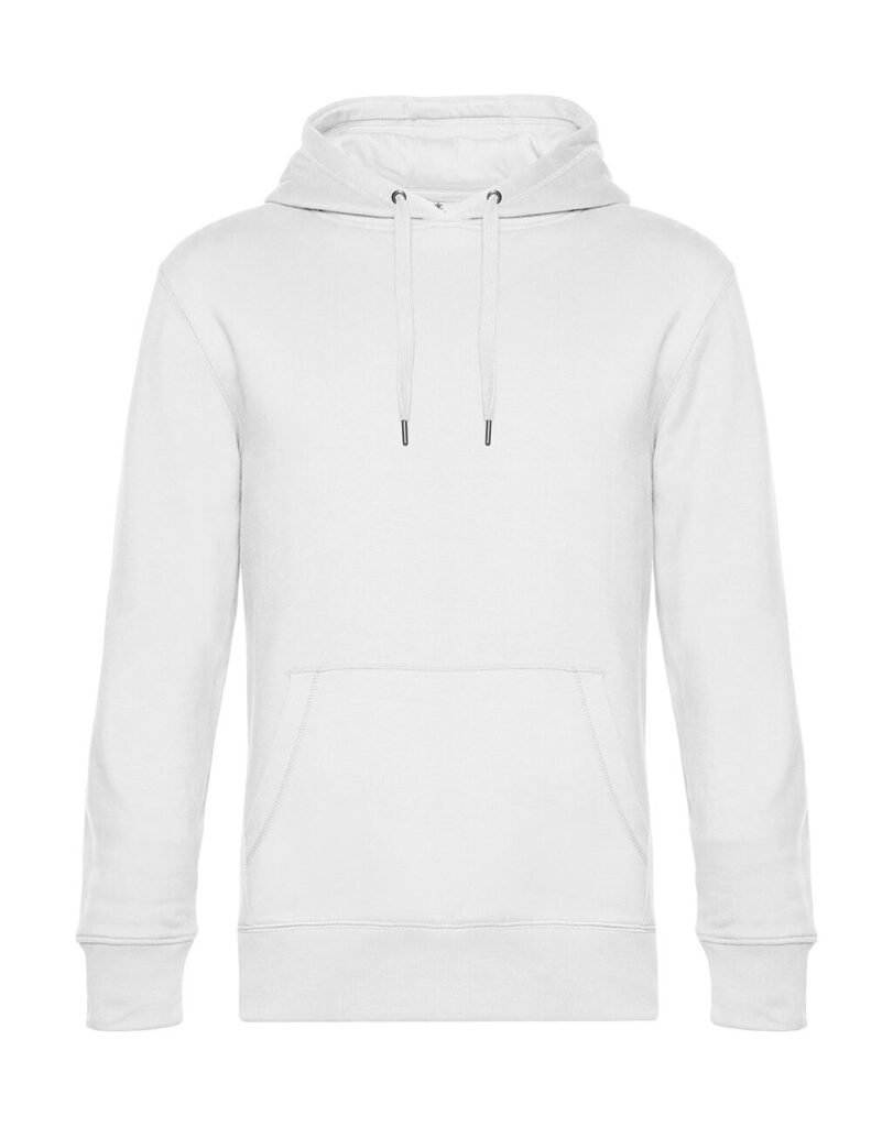 Sweat à capuche B&C KING blanc