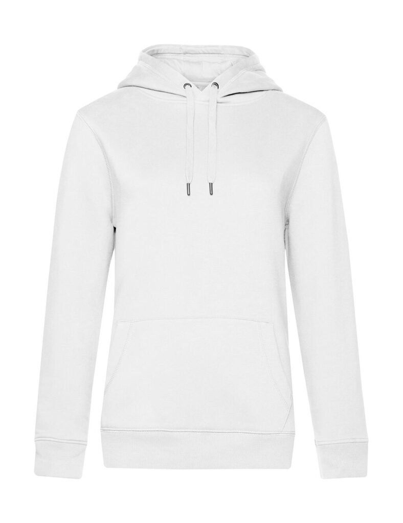 Sweat à capuche B&C QUEEN blanc