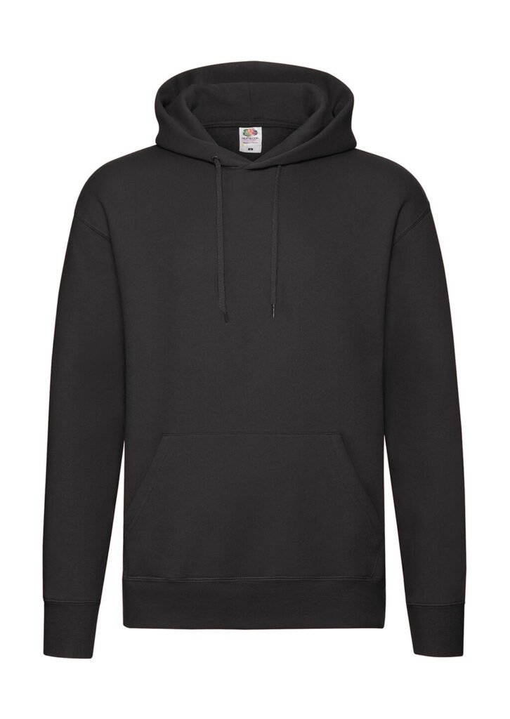 Sweat à capuche Fruit of the Loom Premium noir