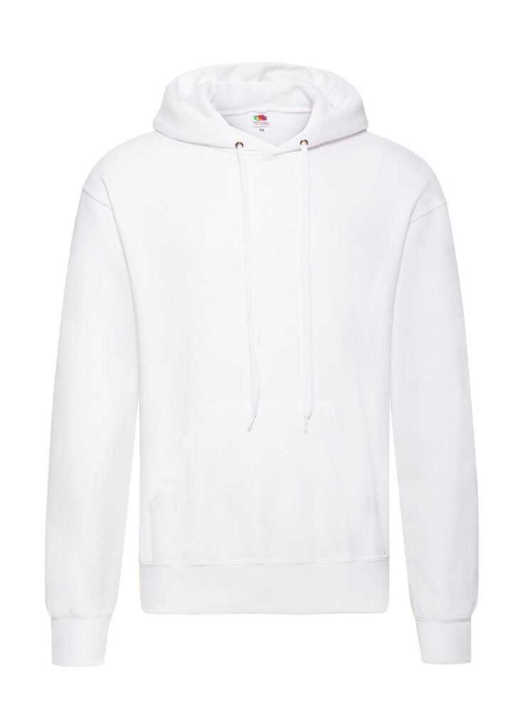Sweat à capuche Fruit of the Loom Classic blanc