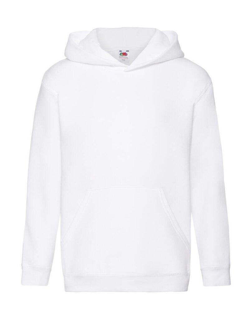 Sweat à capuche Fruit of the Loom Premium blanc
