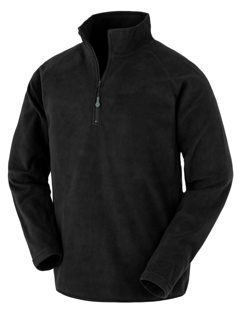 Polaire Result Recycled Microfleece Top noir