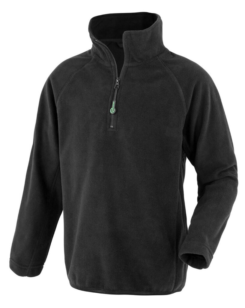 Polaire Result Recycled Junior Recycled Microfleece Top noir