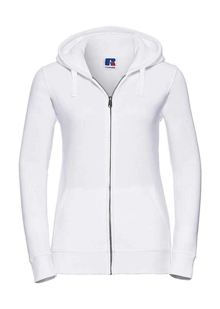 Sweat zippé Russell Athletic Ladies' Authentic Zipped Hood blanc