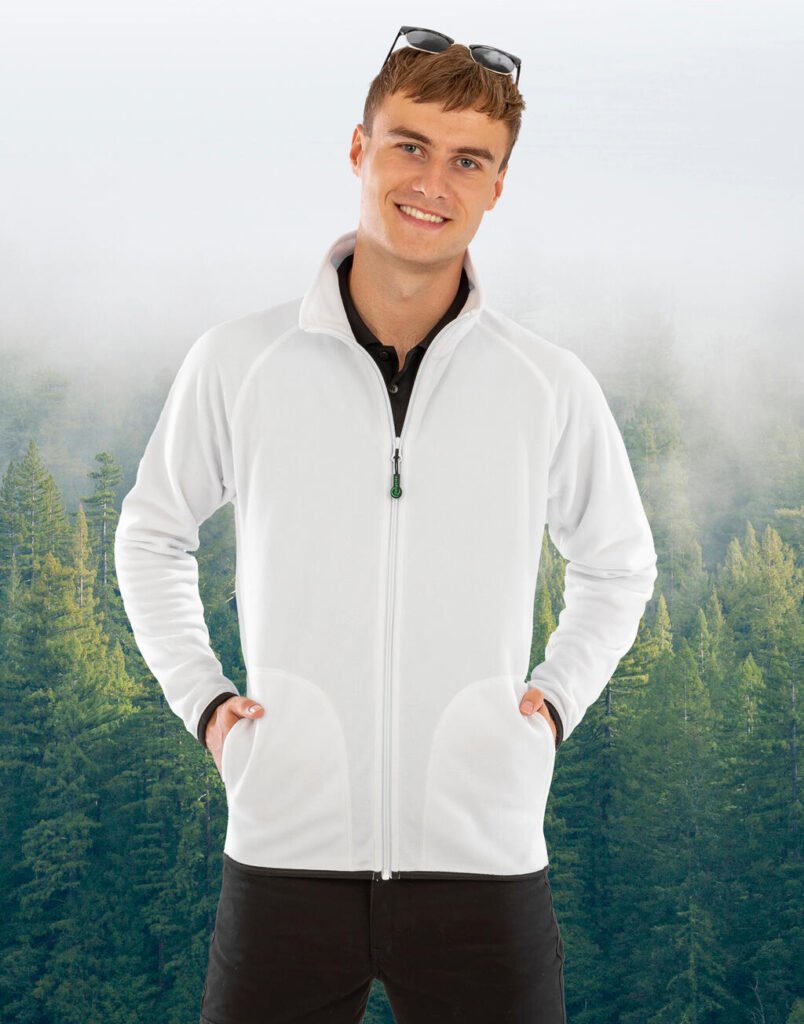 Polaire Result Recycled Recycled Microfleece blanc