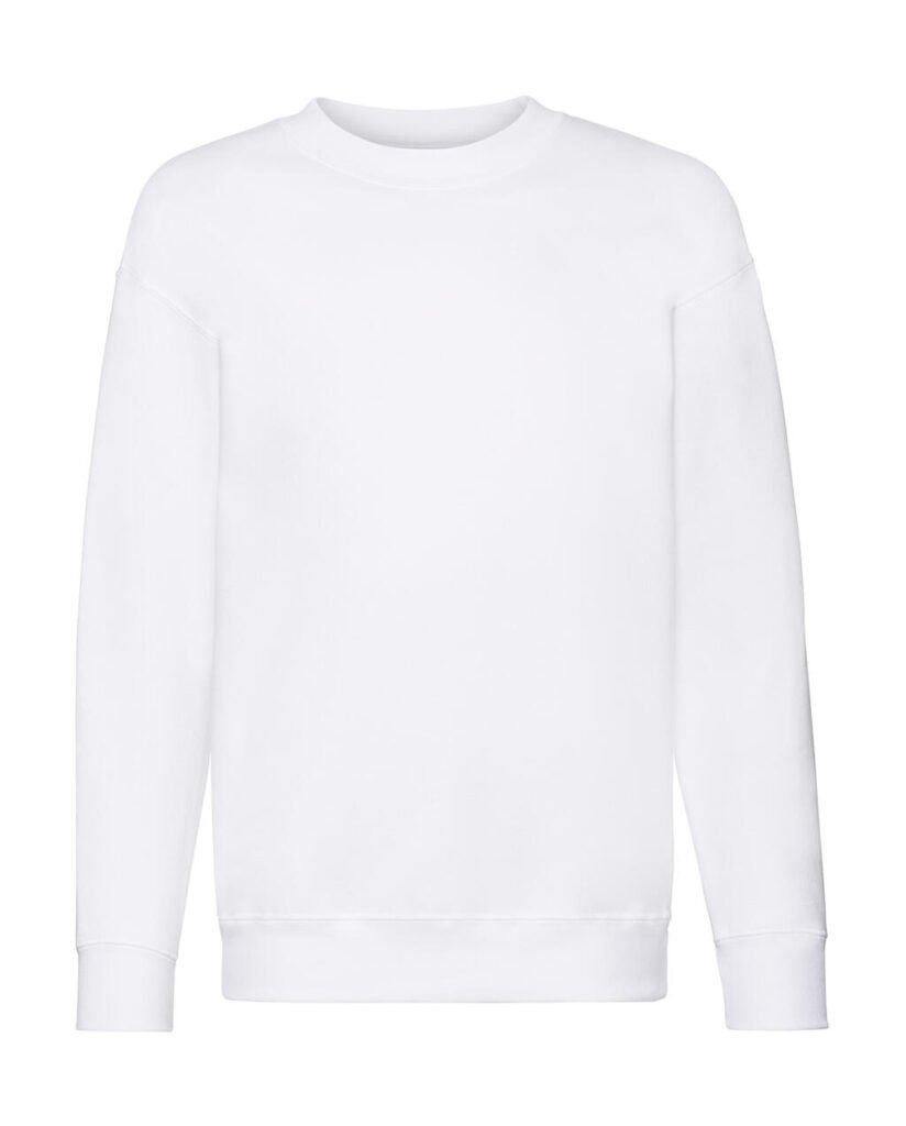 Sweat Fruit of the Loom Premium Set-In blanc
