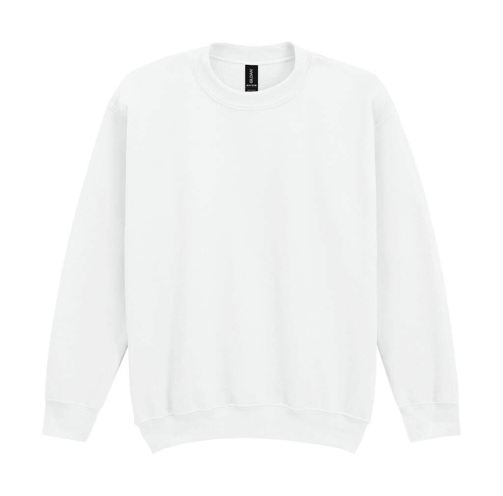 Sweat Gildan Heavyweight Blend Crew Neck blanc