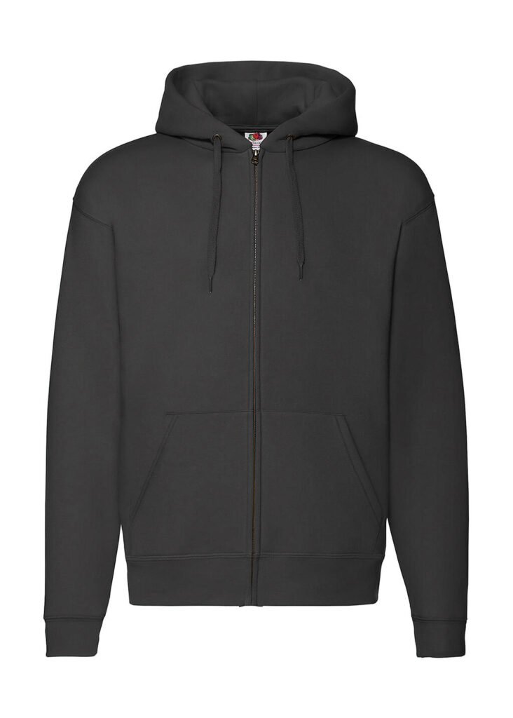 Sweat zippé Fruit of the Loom Premium Zip noir