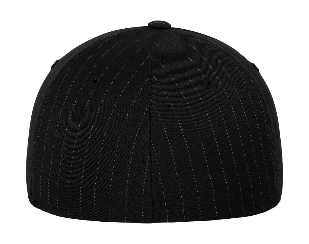 Casquette Flexfit Pinstripe noir / blanc