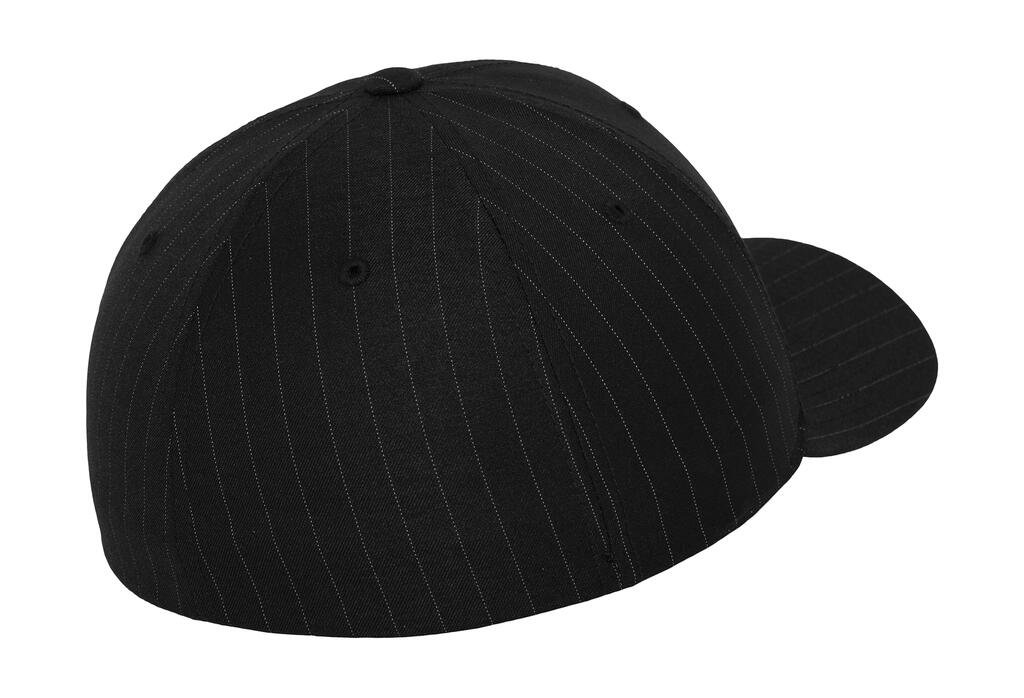 Casquette Flexfit Pinstripe noir / blanc