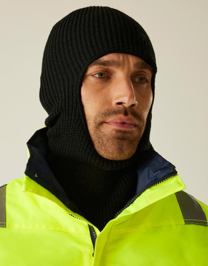 Casquette Regatta Professional Open Face Balaclava noir
