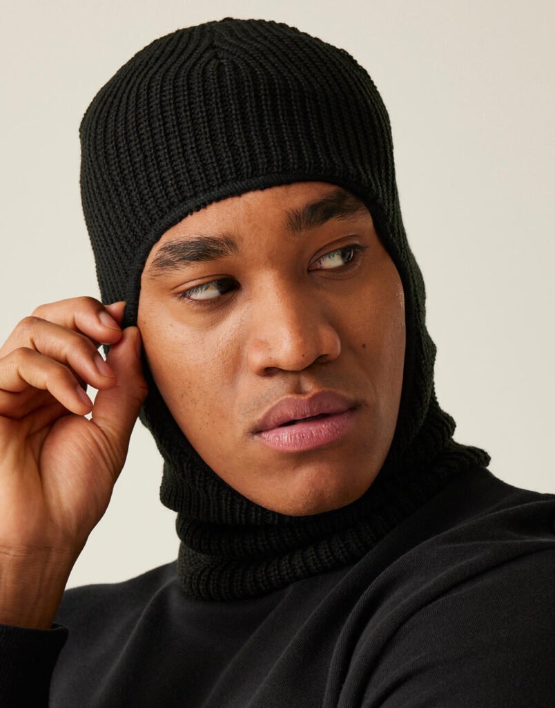 Casquette Regatta Professional Open Face Balaclava noir