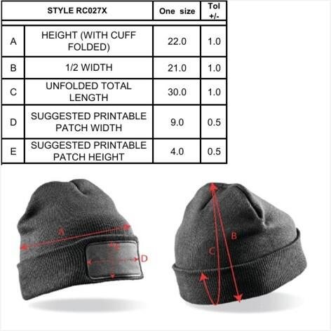 Casquette Result Winter Essentials Double Knit Printers