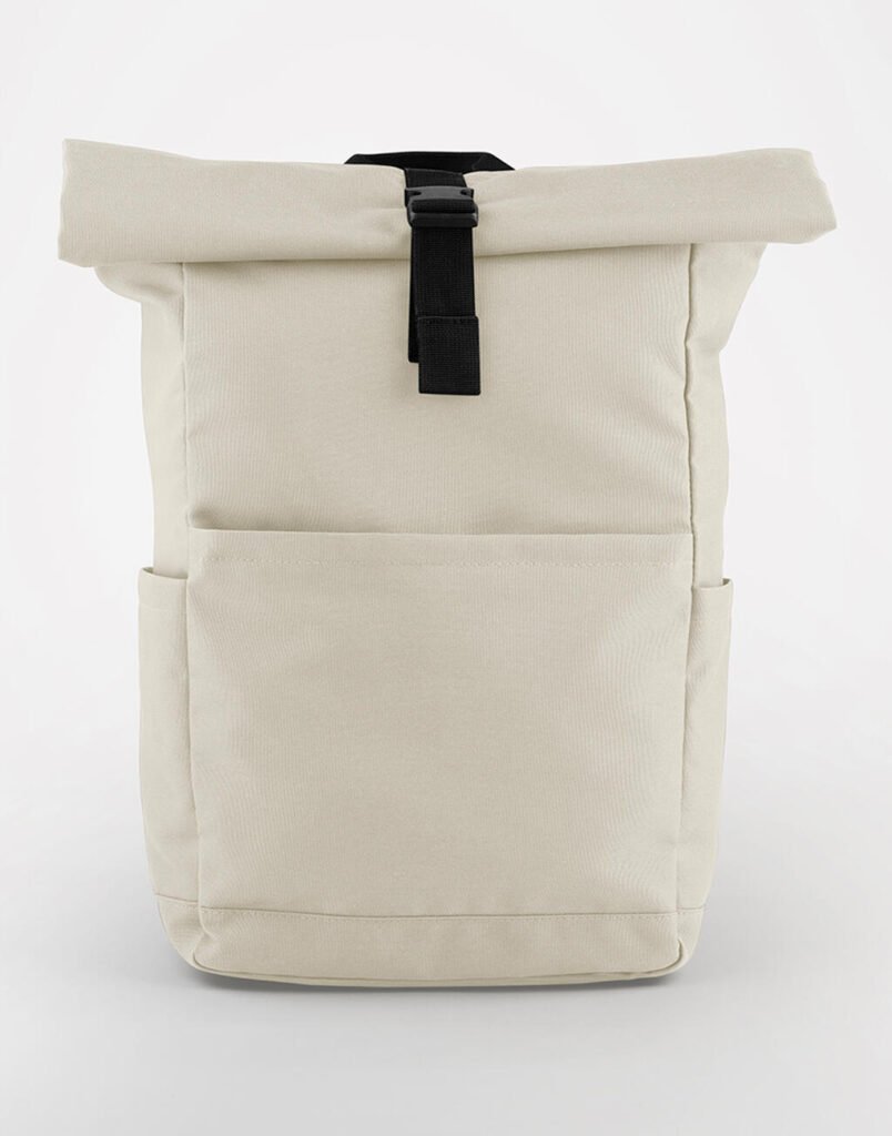 Sac à dos Bagbase Premium Recycled Roll Top Backpack natural stone