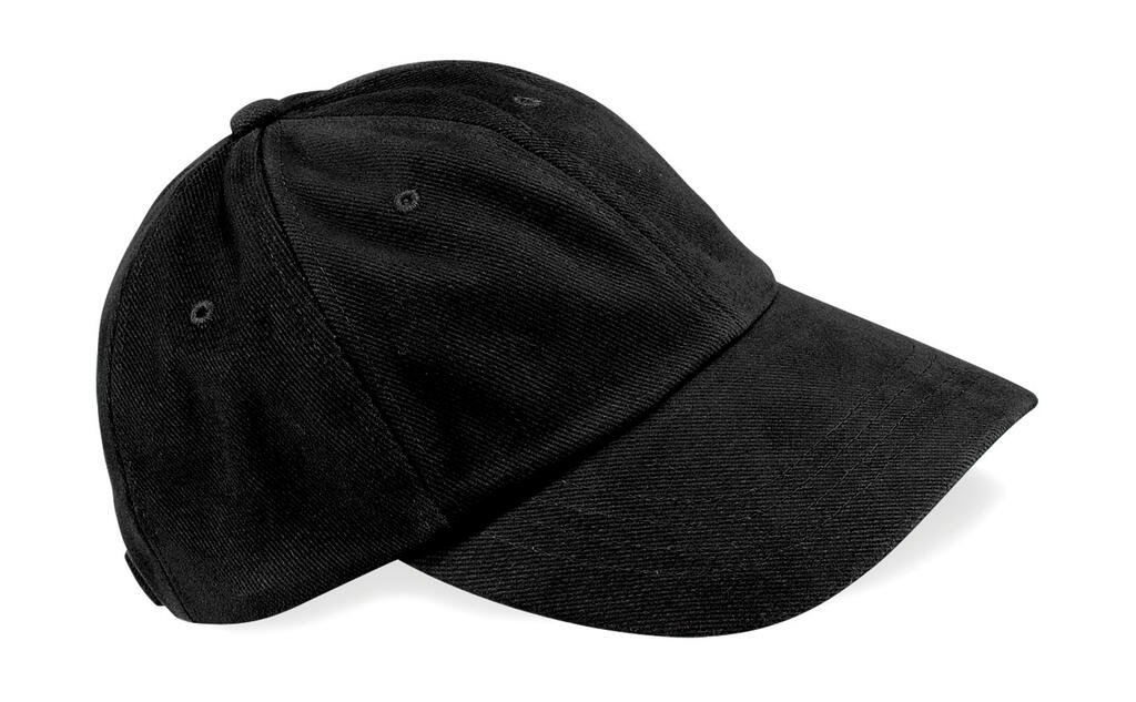 Casquette Beechfield Low Profile Heavy Brushed Cotton noir
