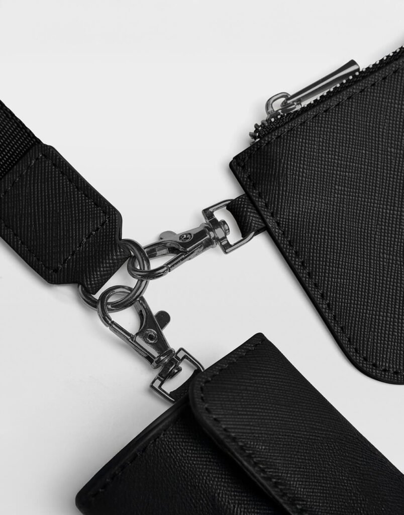 Sac Bagbase Boutique Pouch Wristlet noir / noir