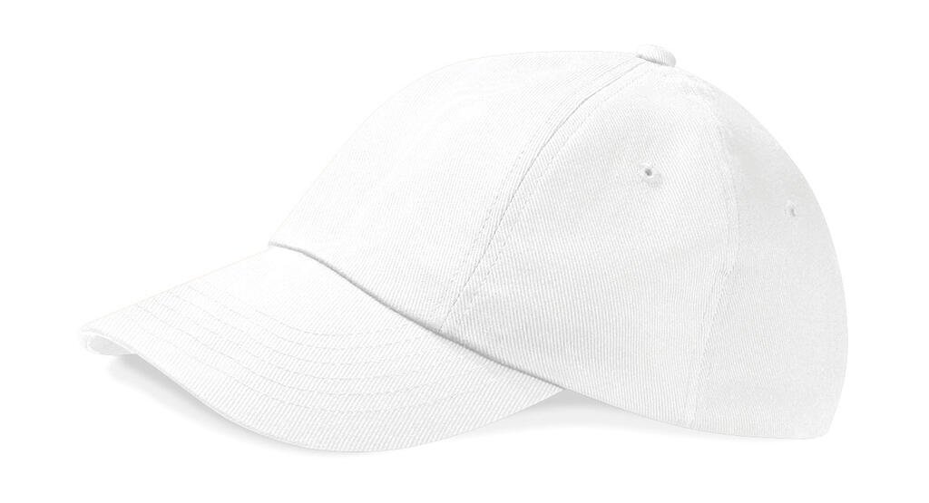 Casquette Beechfield Low Profile Heavy Cotton Drill blanc