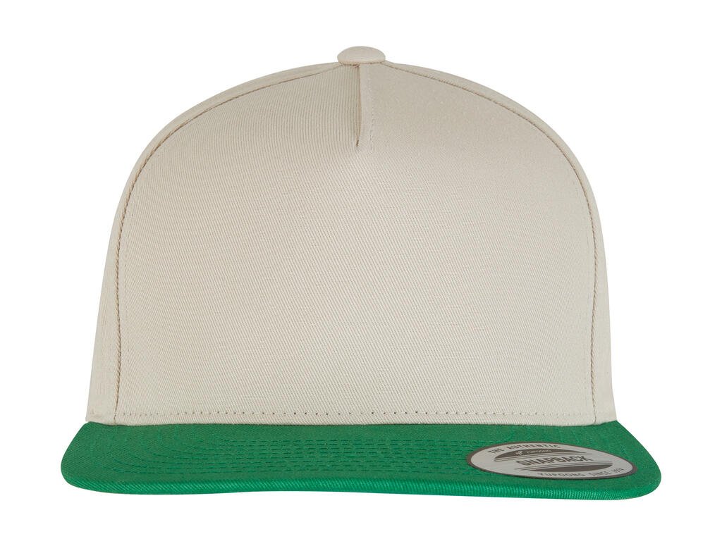 Classics Classic 5 Panel Snapback beige / vert