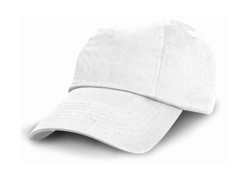 Casquette Result Headwear Junior Low Profil Cotton blanc