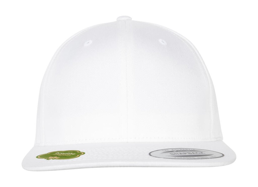 Flexfit Organic Cotton Snapback blanc
