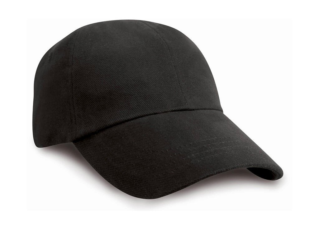 Casquette Result Headwear Junior Brushed Cotton noir