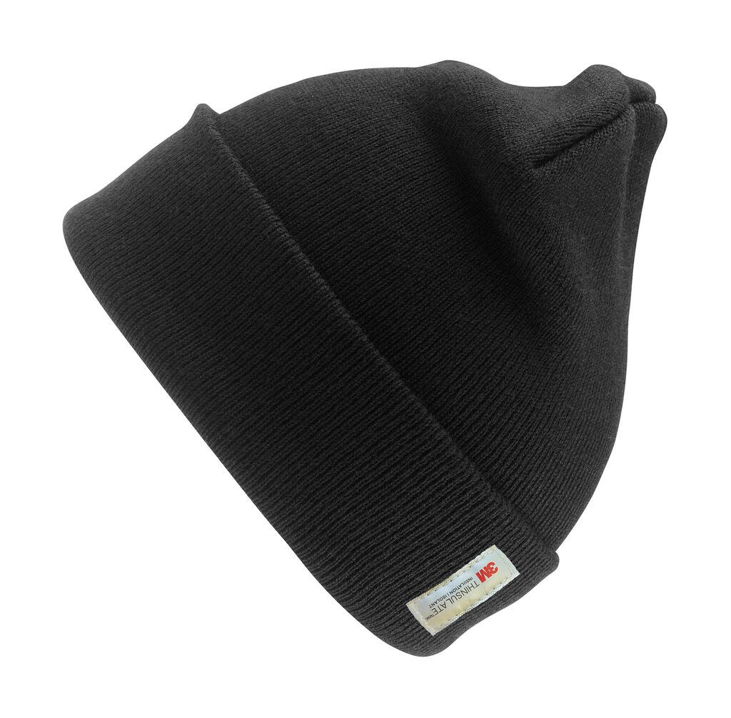 Bonnet Result Winter Essentials Heavyweight Thinsulate™ Woolly Ski Hat noir