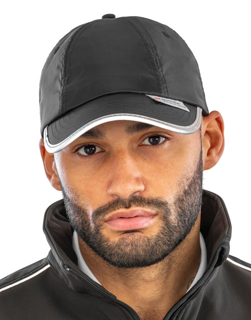 Vêtement haute visibilité Result Headwear Reflective noir