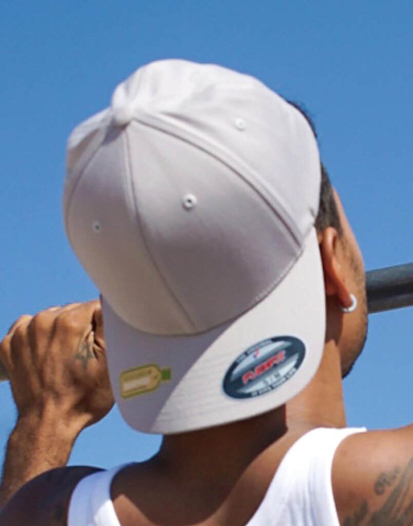 Casquette Flexfit Recycled Polyester blanc