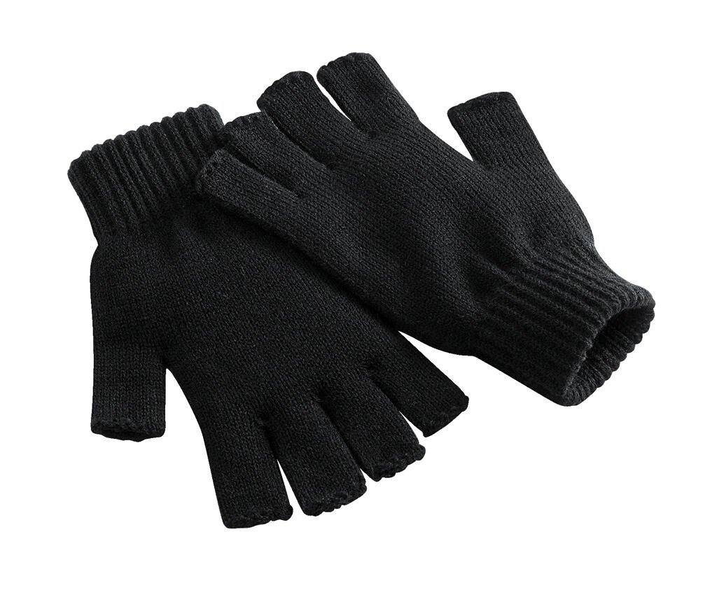 Beechfield Fingerless Gloves noir