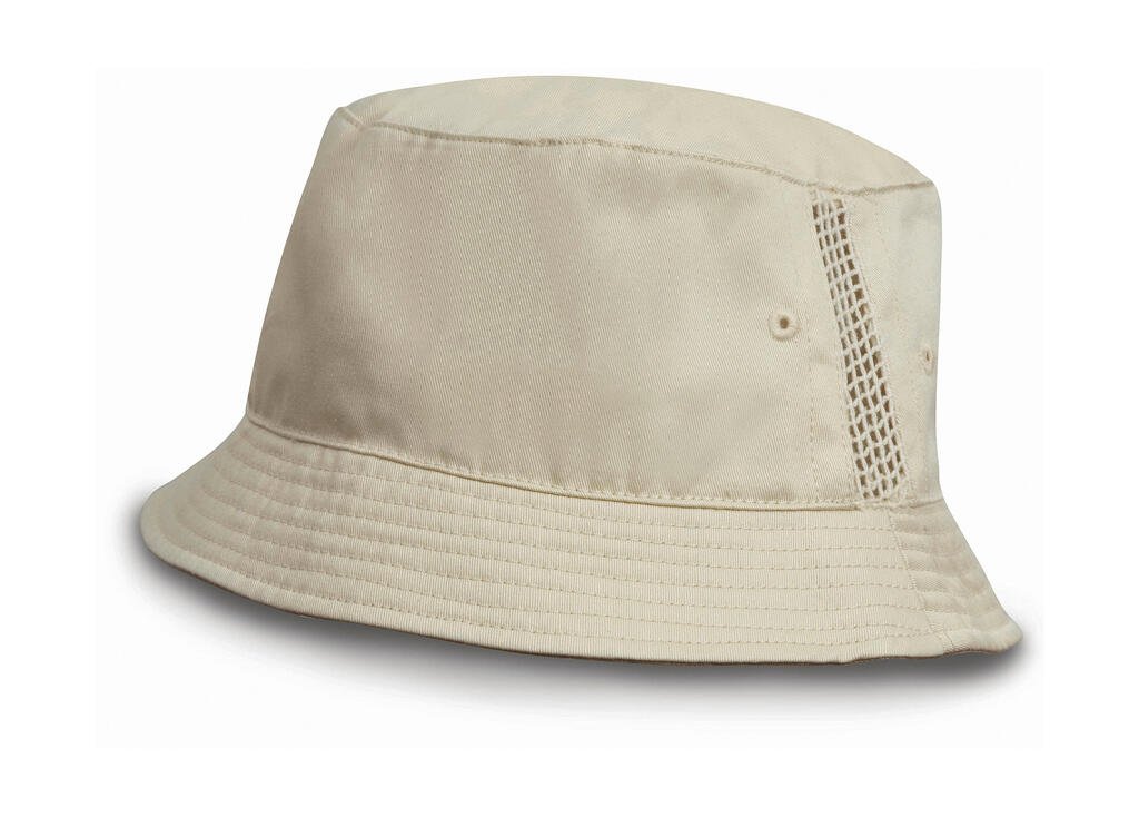 Casquette Result Headwear Sporting Hat Mesh Panels naturel