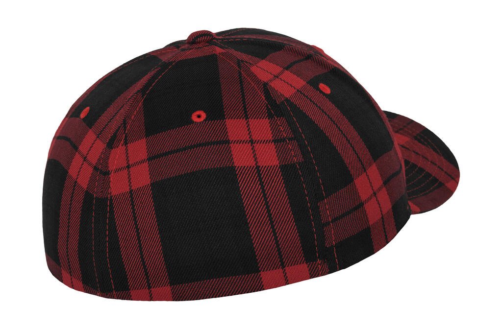 Flexfit Tartan Plaid noir / rouge