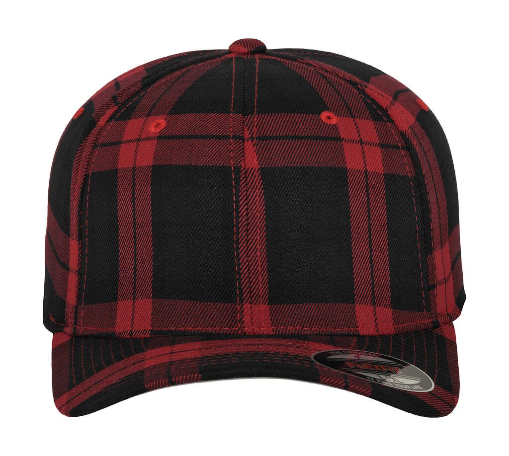 Flexfit Tartan Plaid noir / rouge