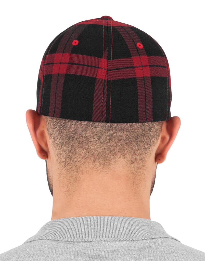 Flexfit Tartan Plaid noir / rouge