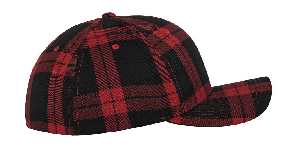 Flexfit Tartan Plaid noir / rouge