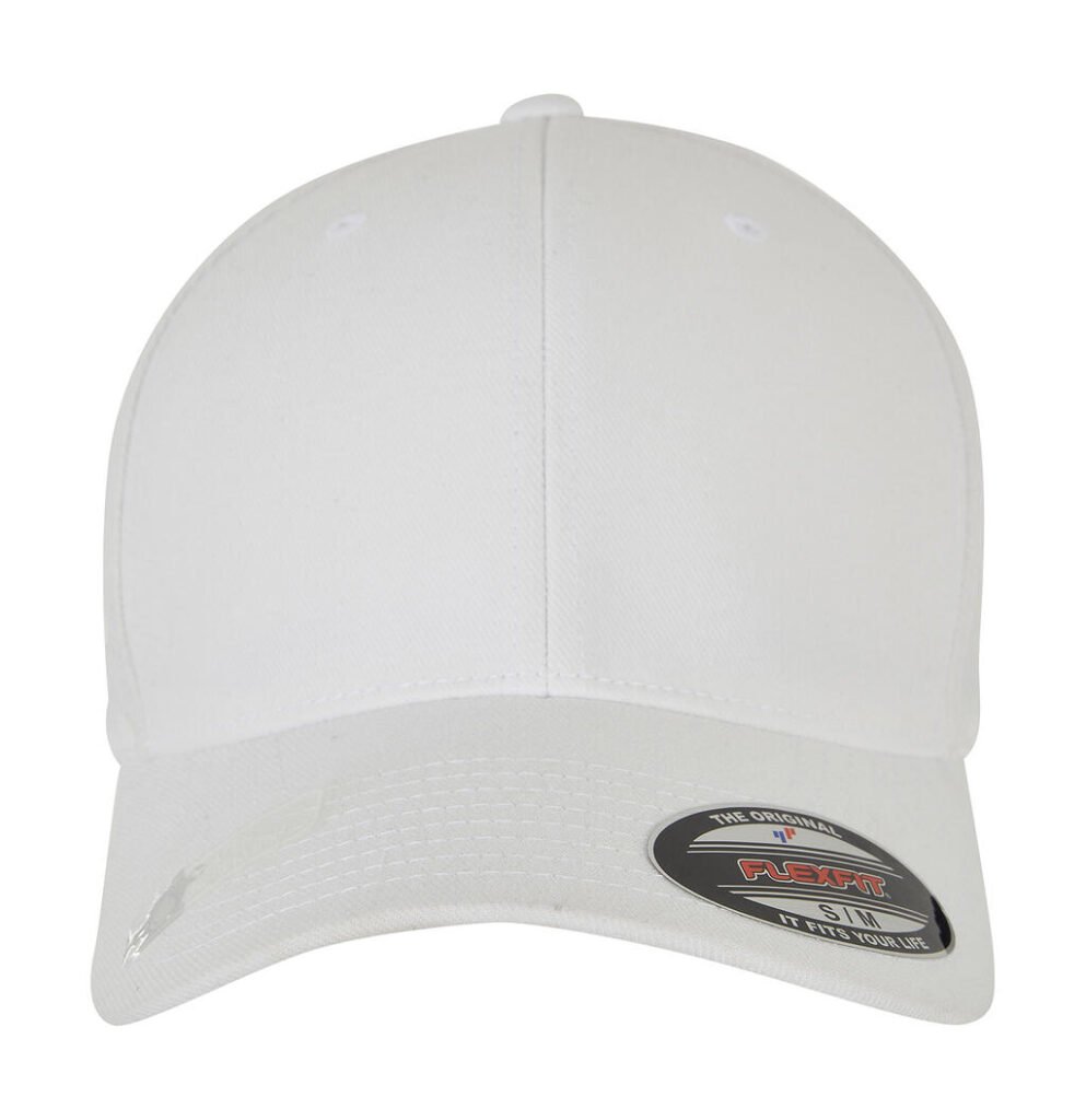 Casquette Flexfit Wooly Combed Waterrepellent blanc