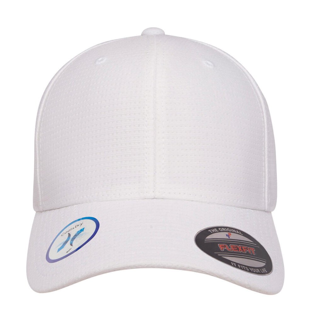 Casquette Flexfit Cool Dry Calocks Trikot blanc