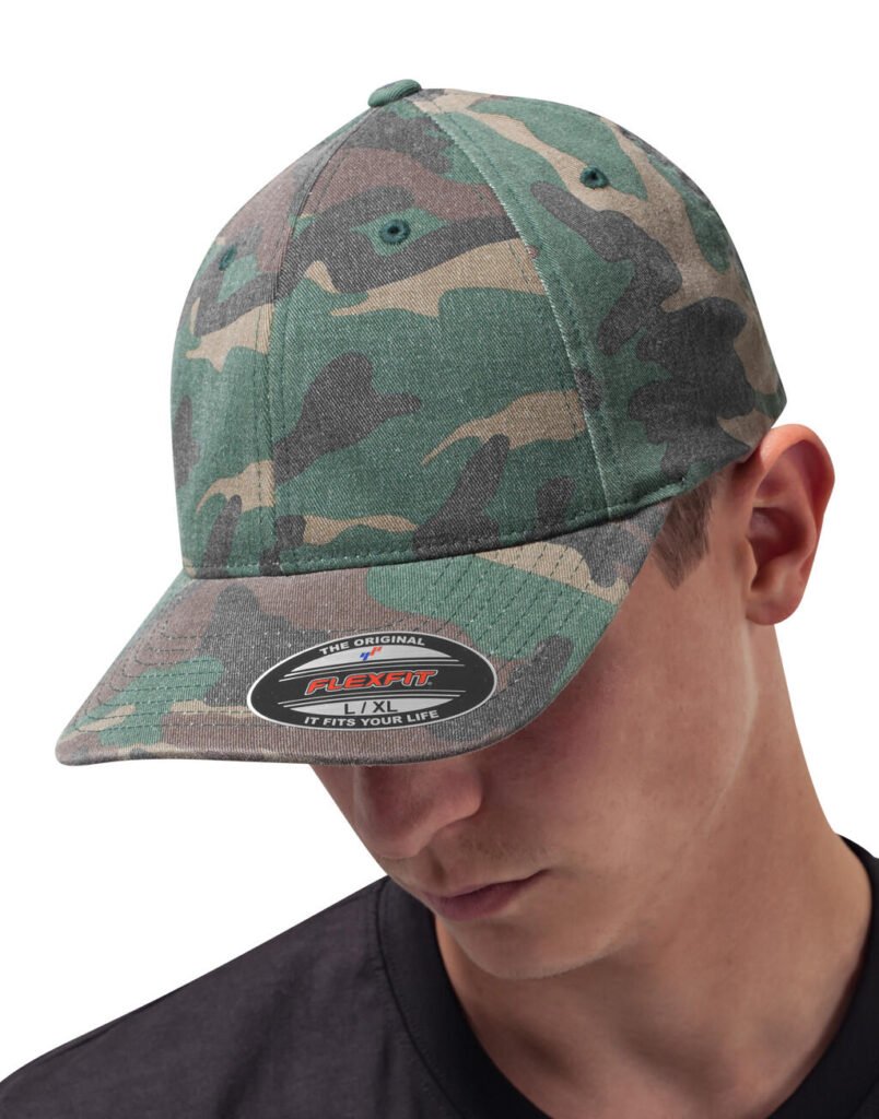 Flexfit Flexfit Garment Washed Camo green camo