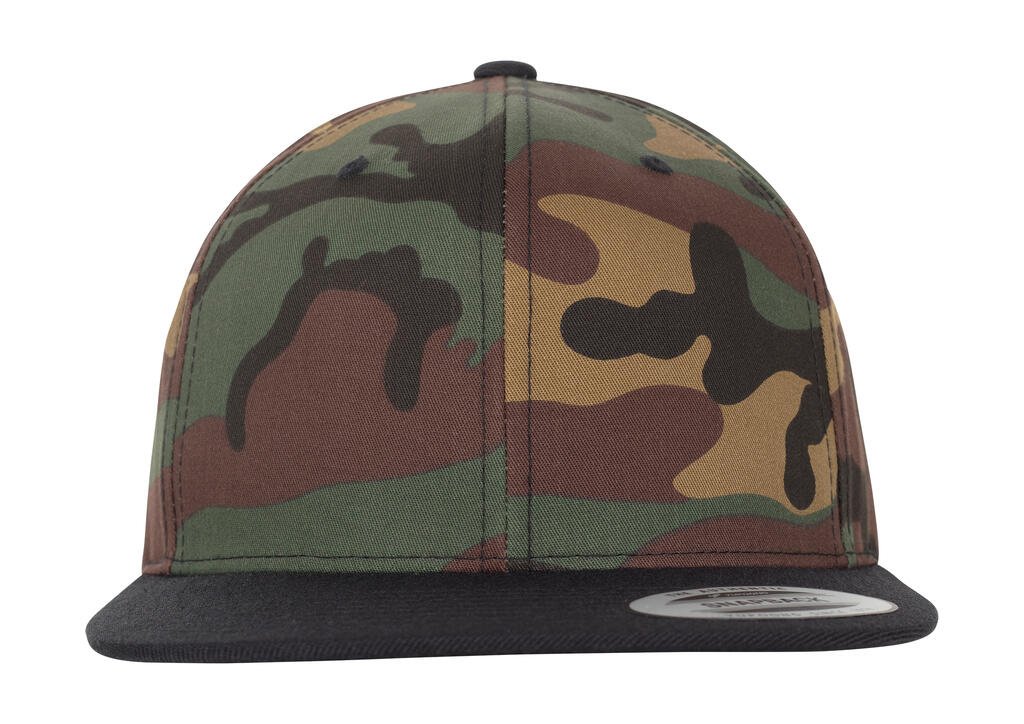 Casquette Flexfit Classic Snapback 2-Tone Camo green camo / noir