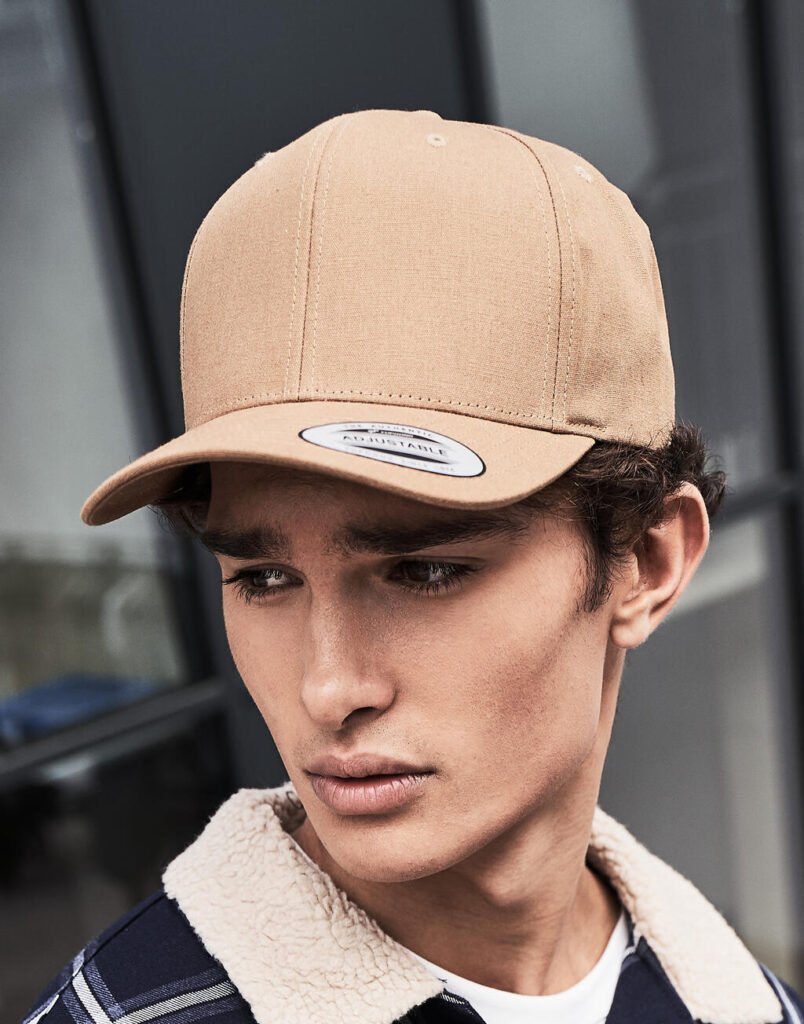 Casquette Flexfit 6-Panel Curved Metal Snap croissant
