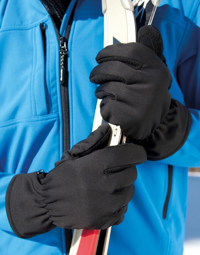 Result Winter Essentials Softshell Thermal Glove noir