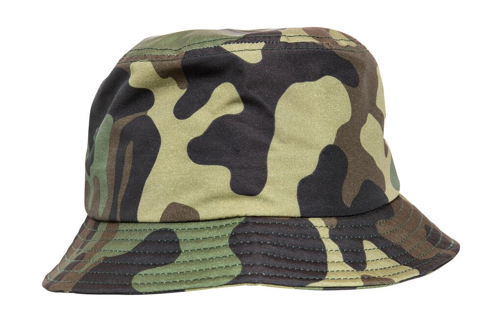 Bob Flexfit Camo Bucket Hat green camo