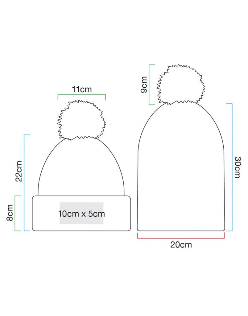 Bonnet Beechfield Bonnet Chunky Pop Pom Verbier