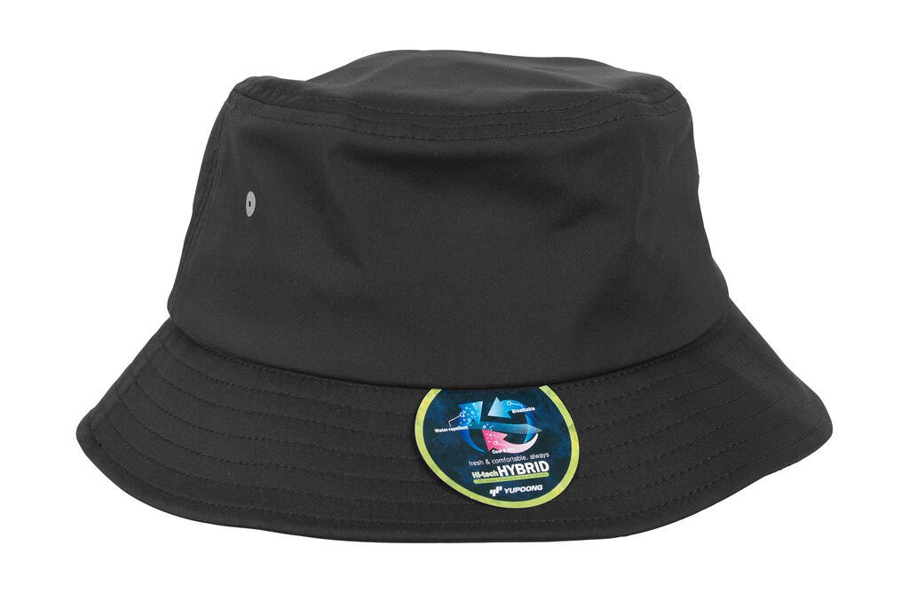 Casquette Flexfit Nylon Bucket Hat noir
