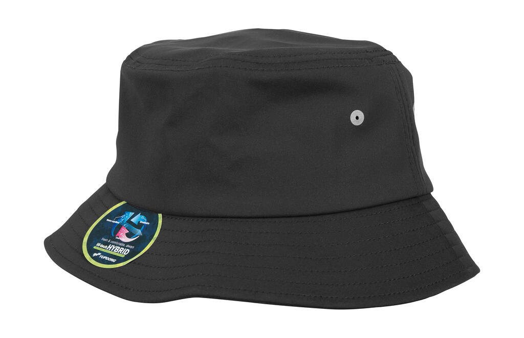 Casquette Flexfit Nylon Bucket Hat noir